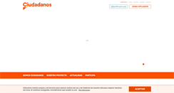 Desktop Screenshot of ciudadanos-cs.org
