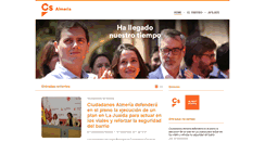 Desktop Screenshot of almeria.ciudadanos-cs.org