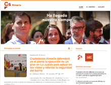 Tablet Screenshot of almeria.ciudadanos-cs.org