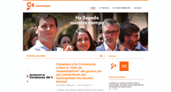 Desktop Screenshot of cerdanyola.ciudadanos-cs.org