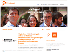 Tablet Screenshot of cerdanyola.ciudadanos-cs.org