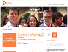 Tablet Screenshot of madrid.ciudadanos-cs.org