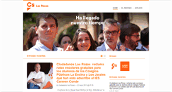 Desktop Screenshot of lasrozas.ciudadanos-cs.org