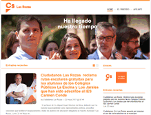 Tablet Screenshot of lasrozas.ciudadanos-cs.org