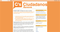 Desktop Screenshot of maresme.centre.ciudadanos-cs.org